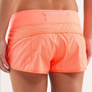 Lululemon Speed Short
Wagon Stripe Pop Orange